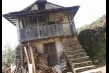 Lura Village, which was affected by Earthquake